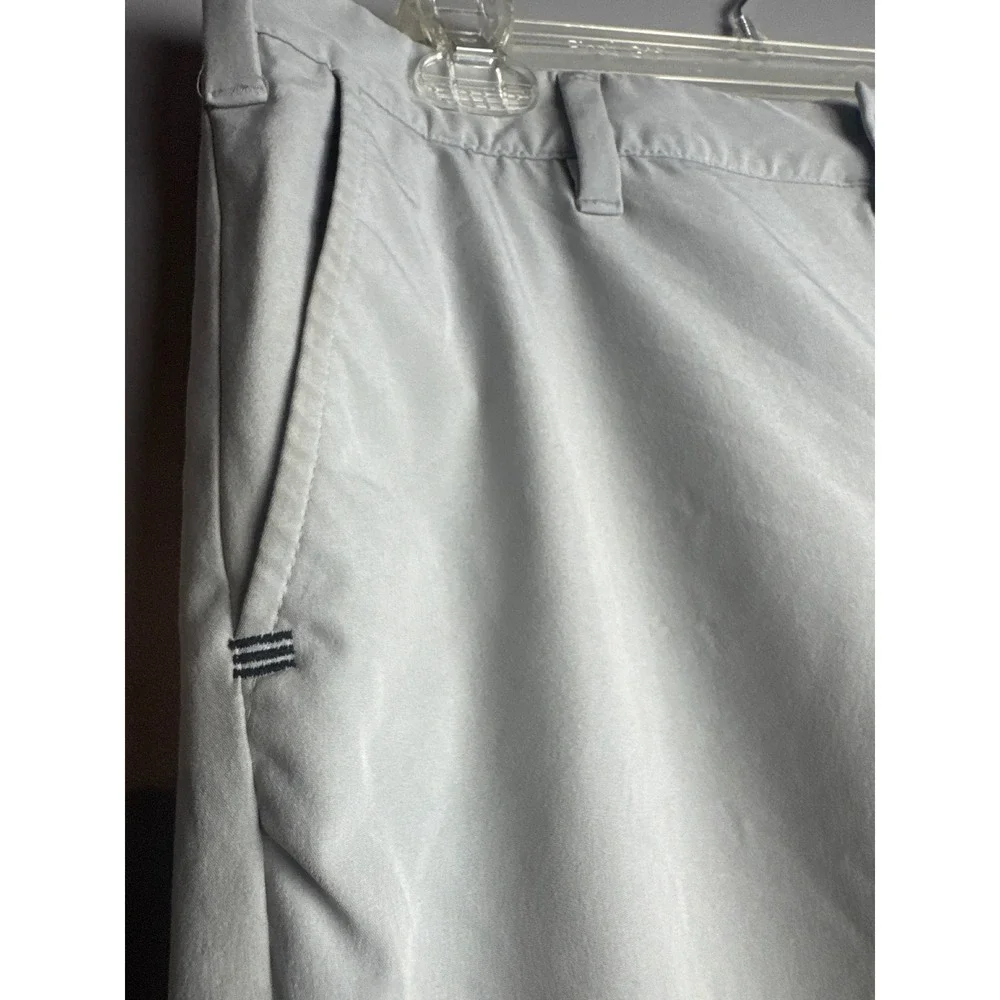 Adidas Golf Shorts Mens 34 Light Gray Good Performance Lightweight Active